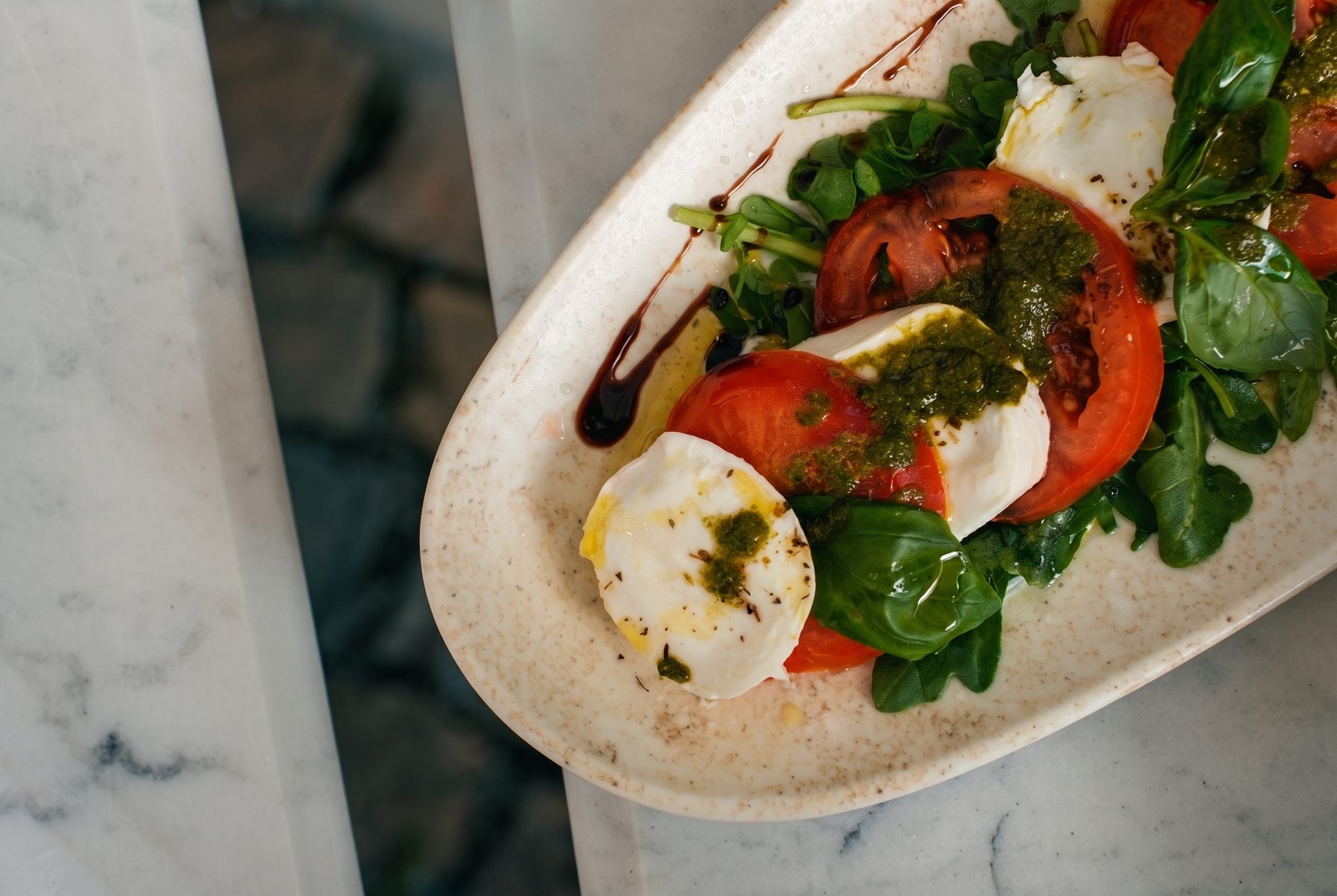Caprese mit Balsamico